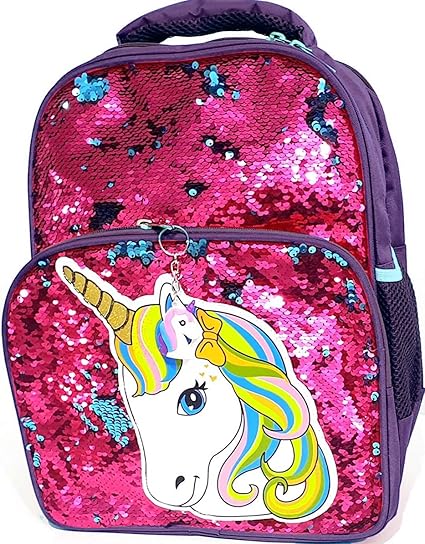 Preschool picnic travel hand school bag violet