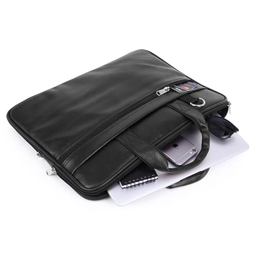 Messenger Bag for Business Travel, Office, College, Corporate black