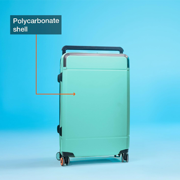 Green Black 26 inch |66 Trolley Bag |Medium Suitcase