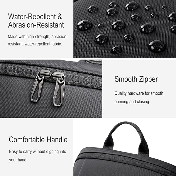 Compact Backpack for Men 18L Lightweight 15.6" Slim Laptop Bag