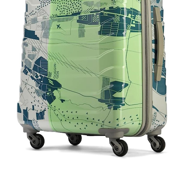 Medium Size Hard Case Trolley Bag, Green