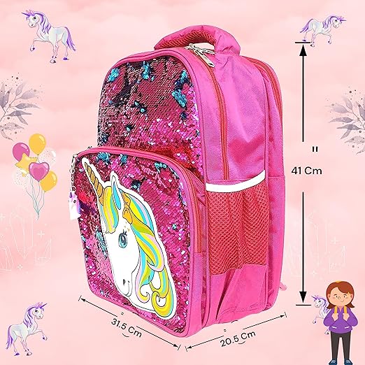 Preschool picnic travel hand school bag pink