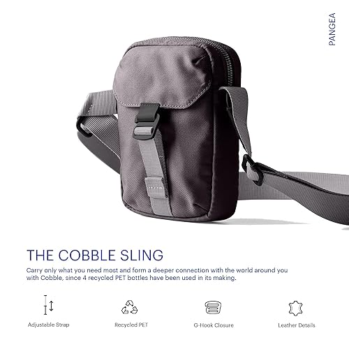 DailyObjects PET Cobble Sling Crossbody Bag for Men & Women