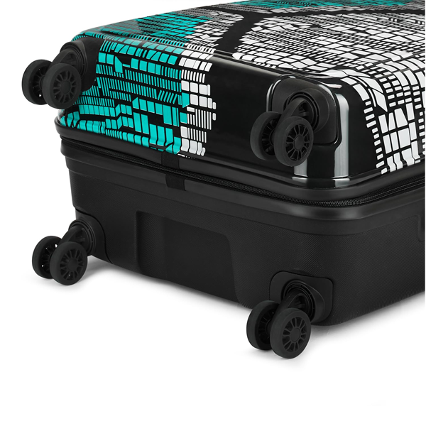 Check-in Trolley Bag 64cm | Smooth 8-Wheel Suitcase (Blue)