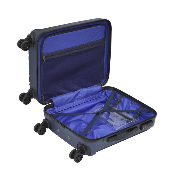 360 Degree Wheeling System Luggage, Suitcase for Travel, Navy