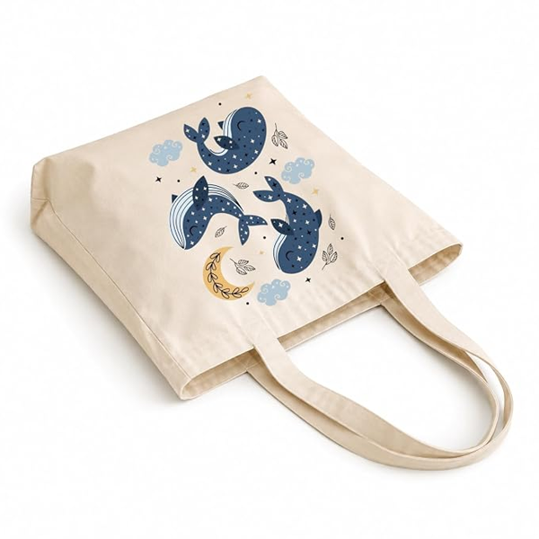 Canvas Tote bag for Women , Eco-Friendly for Work, Travel, Grocery, Beach & Everyday Use