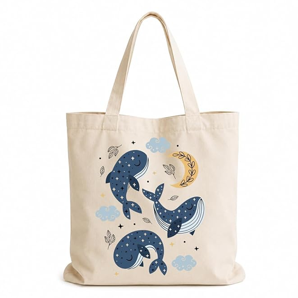 Canvas Tote bag for Women , Eco-Friendly for Work, Travel, Grocery, Beach & Everyday Use