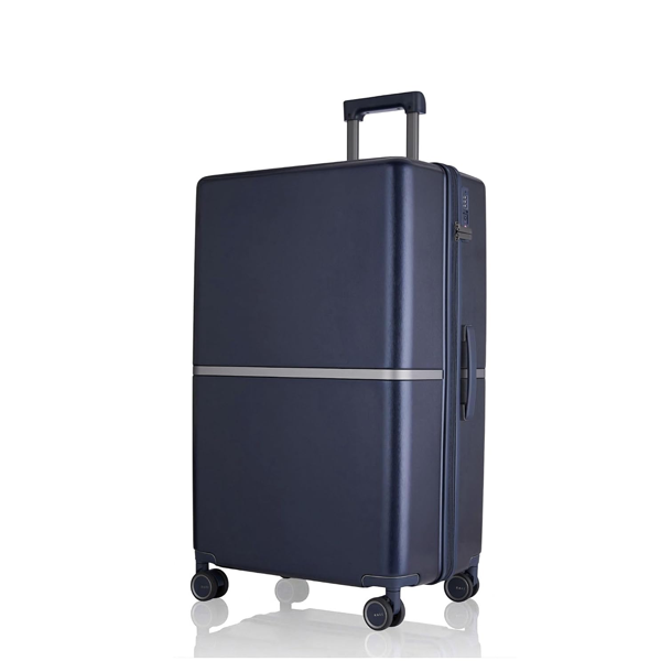 Blue Hard Trolley Bag Polycarbonate  Luggage for Men & Women