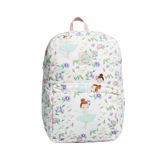 Cute Backpack for Kids Girls Boys Toddler Backpack Preschool Nursery Travel Bag  white