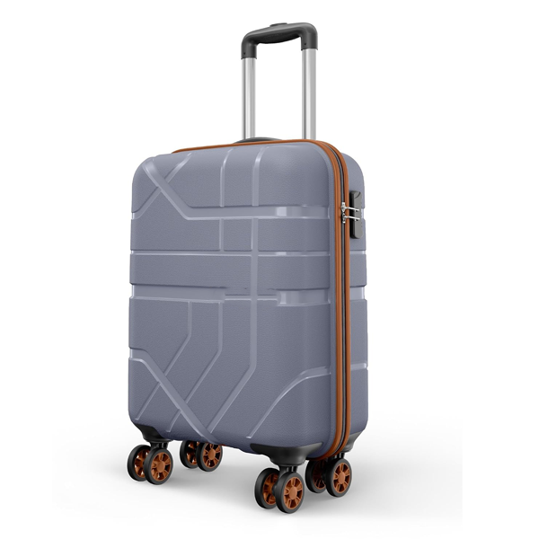 Hard Case Polypropylene, 360 Degree Wheeling Carry-on Luggage for Men & Women, Suitcase for Travel, Trolley Bags